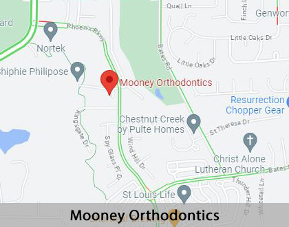 Map image for Dental Braces in O'Fallon, MO
